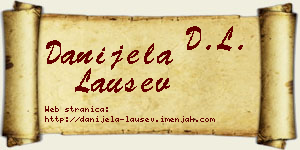 Danijela Laušev vizit kartica